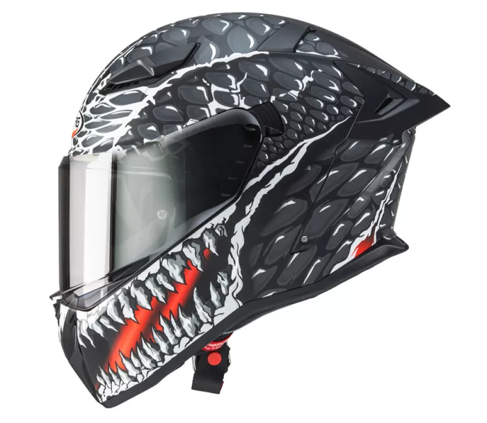Integralny kask Caberg Drift Evo II Crok matt black/anthracite/red