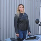 Damska kurtka motocyklowa Nazran Cruiser 2.0 czarno/czarna