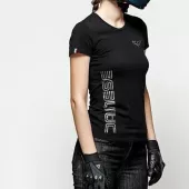 T-shirt damski Dainese ANNIVERSARY T-SHIRT LADY BLACK