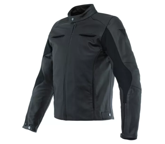 Dainese Razon 2 czarna skórzana kurtka motocyklowa rozmiar 52