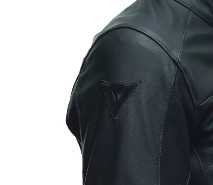 Dainese Razon 2 czarna skórzana kurtka motocyklowa rozmiar 52