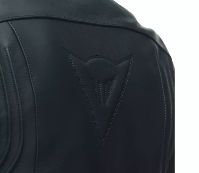 Dainese Razon 2 czarna skórzana kurtka motocyklowa rozmiar 52