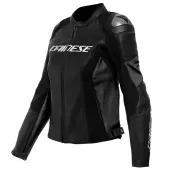 Damska kurtka skórzana Dainese RACING 4 PERF. BLACK/BLACK