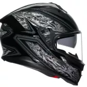 AGV K7 E2206 DAMASCUS BLACK/SILVER vel. S