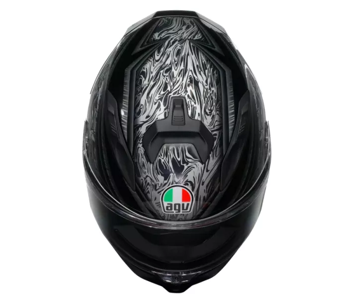AGV K7 E2206 DAMASCUS BLACK/SILVER vel. S