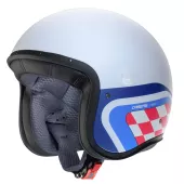Kask otwarty Caberg Freeride X Daytona matt white/light blue/red