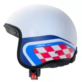Kask otwarty Caberg Freeride X Daytona matt white/light blue/red