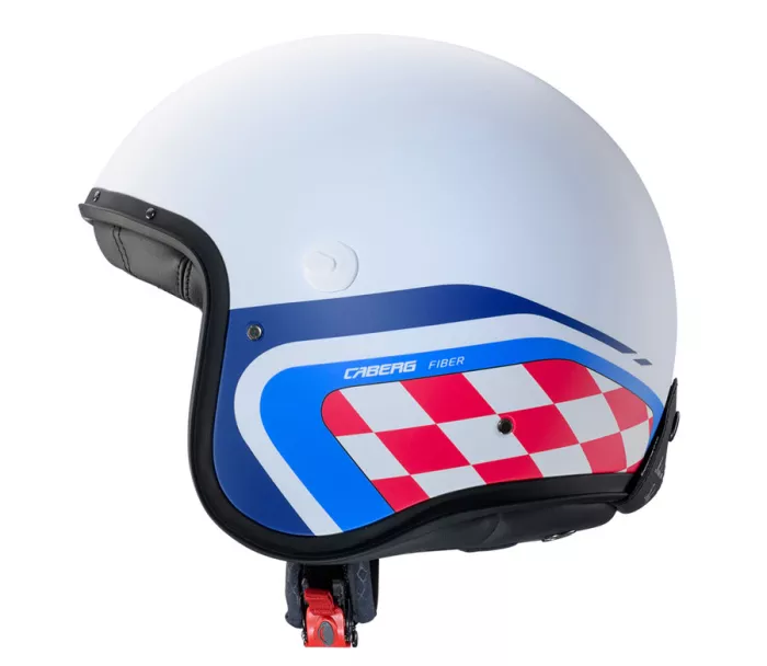 Kask otwarty Caberg Freeride X Daytona matt white/light blue/red