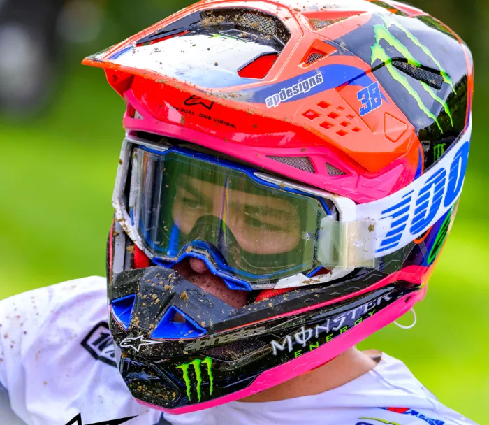 Alpinestars Superetch M10 Deegan orange/purple/pink glossy helmet vel. L