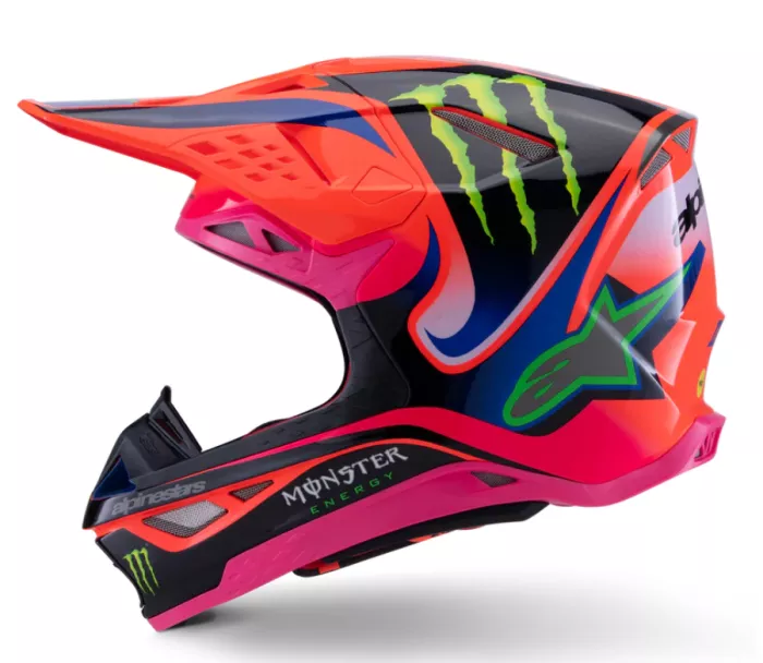 Alpinestars Superetch M10 Deegan orange/purple/pink glossy helmet vel. L