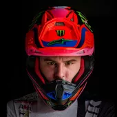 Alpinestars Superetch M10 Deegan orange/purple/pink glossy helmet vel. L