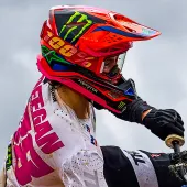 Alpinestars Superetch M10 Deegan orange/purple/pink glossy helmet vel. L