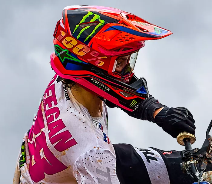 Alpinestars Superetch M10 Deegan orange/purple/pink glossy helmet vel. L