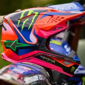 Alpinestars Superetch M10 Deegan orange/purple/pink glossy helmet vel. L