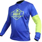 Męska koszulka Nabajk Deshtny long sleeve dark blue/yellow