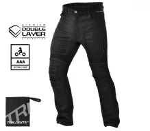 Jeansy motocyklowe męskie Trilobite Parado doublelayer AAA regular fit black level 2