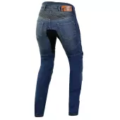 Jeansy motocyklowe damskie Trilobite Parado doublelayer AAA skinny fit blue level 2 (rozszerzony)