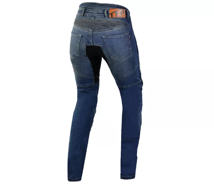 Jeansy motocyklowe damskie Trilobite Parado doublelayer AAA skinny fit blue level 2 (rozszerzony)