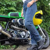 Trilobite Downtown 2.0 monolayer AAA ladies long blue jeans vel. 36