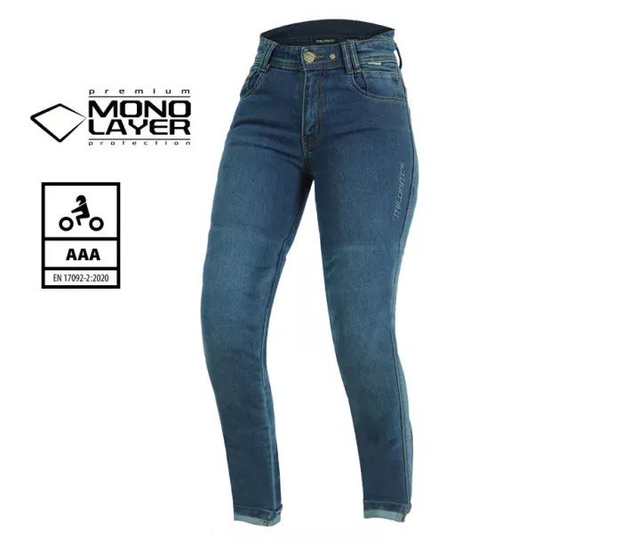 Trilobite Downtown 2.0 monolayer AAA ladies long blue jeans vel. 36