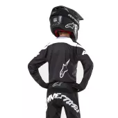Dziecięca koszulka motocrossowa Alpinestars Racer Hana czarny/biały