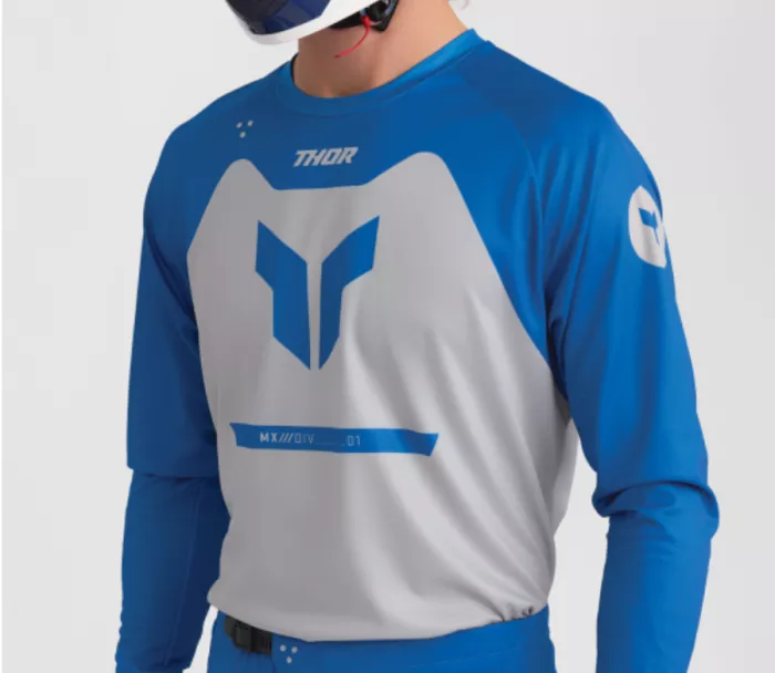 Thor 2910 - 8451 Ridemode Menace pánský dres blue vel.L