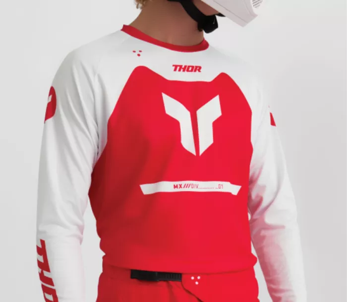 Thor 2910 - 8464 Ridemode Menace pánský dres red vel.M