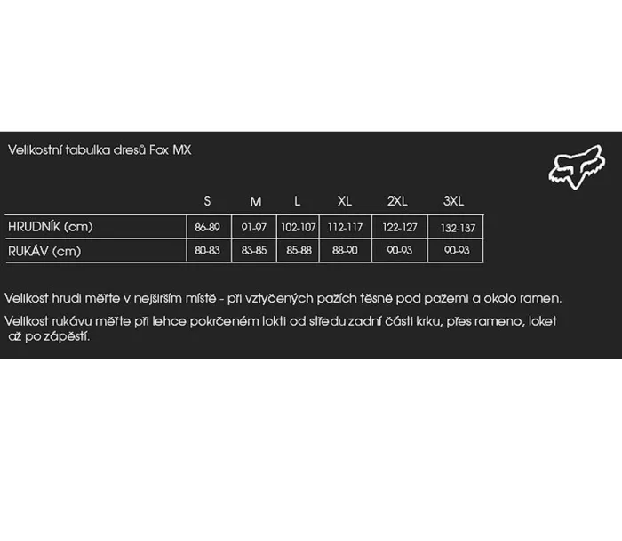 Fox 36316-058 Flexair Fracture Jersey, White/Black vel. L
