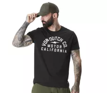 Koszulka męska Von Dutch logo black