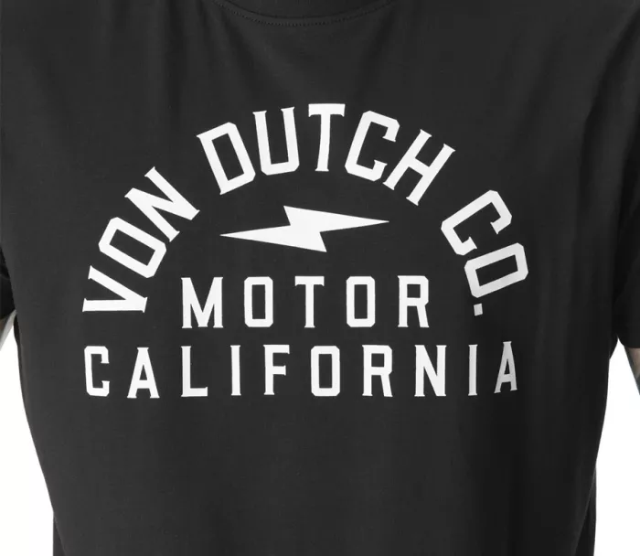 Koszulka męska Von Dutch logo black