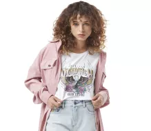 Koszulka damska Von Dutch Eagle white