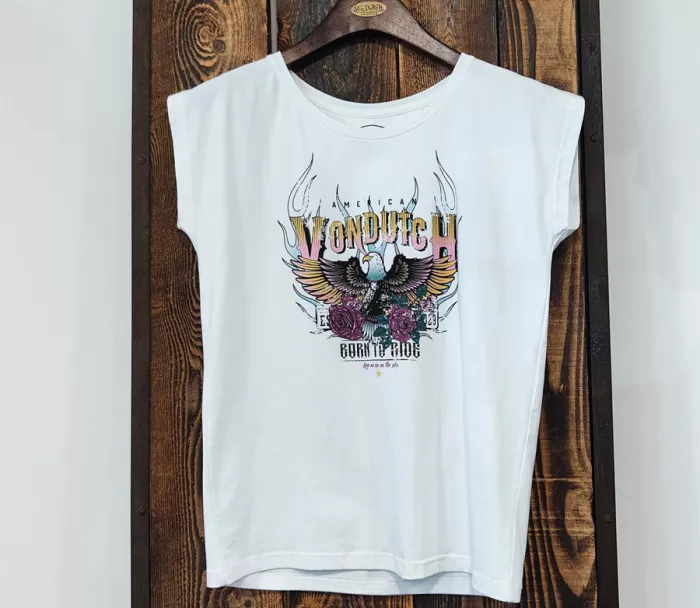 Koszulka damska Von Dutch Eagle white