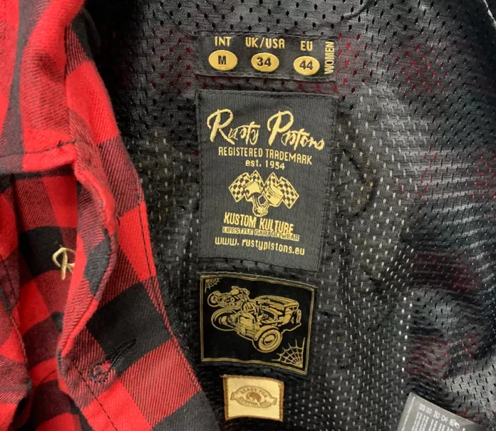 Rusty Pistons RPJAW23 Elwha lady red jacket