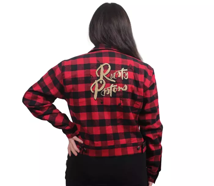 Rusty Pistons RPJAW23 Elwha lady red jacket vel.2XL