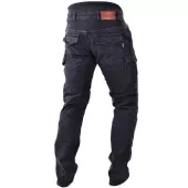 Jeansy Kevlar motocyklowe Trilobite Acid Scrambler męskie czarne rozmiar 42