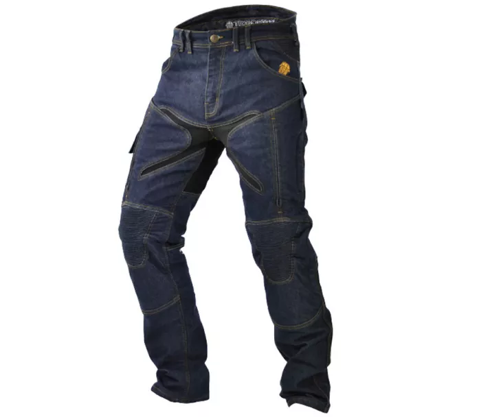 Jeansy Kevlar motocyklowe Trilobite PROBUT X-FACTOR męskie długie niebieskie rozmiar 42