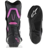 Damskie buty motocyklowe Alpinestars Stella SMX-6 V2 czarno/fuksja/białe