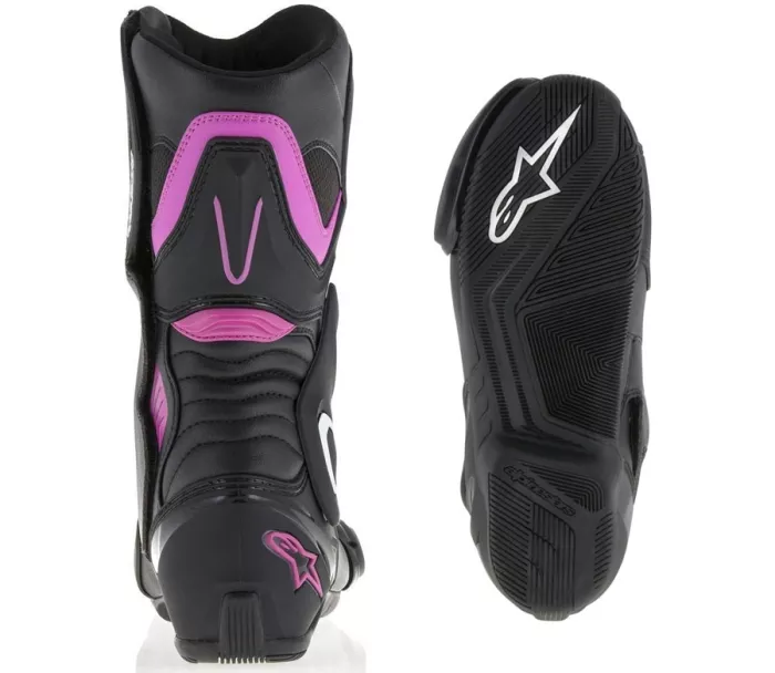 Damskie buty motocyklowe Alpinestars Stella SMX-6 V2 czarno/fuksja/białe