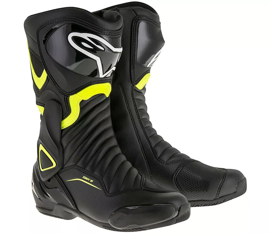 【クーポン対象外】 Buty motocyklowe Alpinestars SMX-6 V2 czarno/żółte fluo バイクウェア・装備