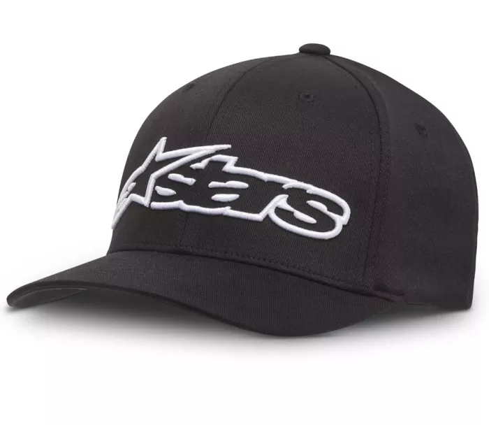 Kšiltovka Alpinestars Blaze Flexfit black/white vel. S-M
