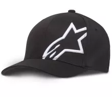 Czapka Alpinestars CORP SHIFT 2 flexfit czarno-biała