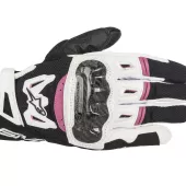 Damskie rękawice motocyklowe Alpinestars Stella SMX-2 Air Carbon czarny / biały / fuksja rozmiar L