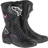 Damskie buty motocyklowe Alpinestars Stella SMX-6 V2 czarno/fuksja/białe