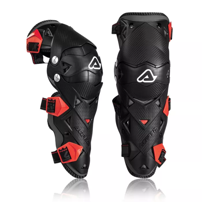 Ochraniacze kolan Acerbis Impact Evo 3.0 czarny/czerwony