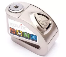 Zamek tarczowy Kovix KD6-SS srebrny