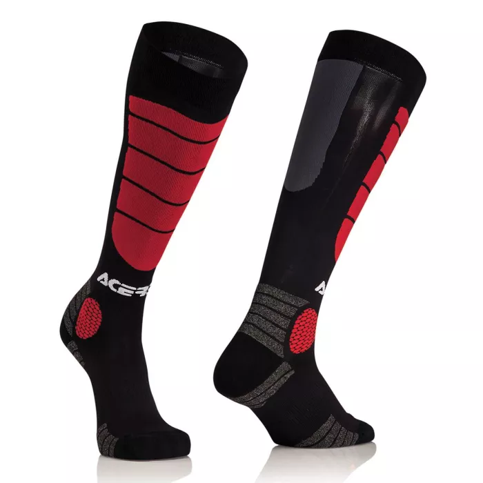 Skarpety Acerbis MX Impact czarno/czerwone rozm 42-44