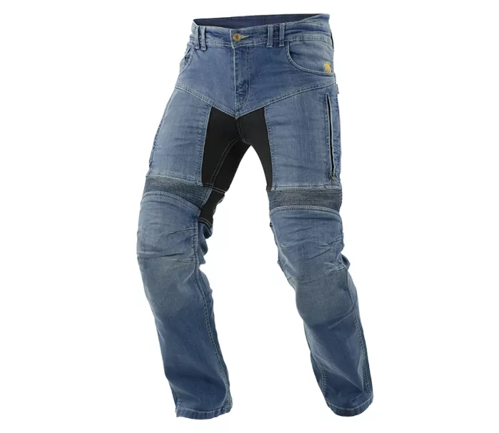 Kevlar jeansy motocyklowe Trilobite Parado męskie niebieskie (długość przedłużona) rozmiar 40