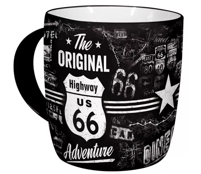 Kubek plakatowy - Route 66 Oryginalna przygoda