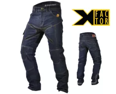 Jeansy Kevlar motocyklowe Trilobite PROBUT X-FACTOR męskie długie niebieskie