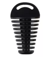 Accel MP-02 czarny ogranicznik wydechu 4T